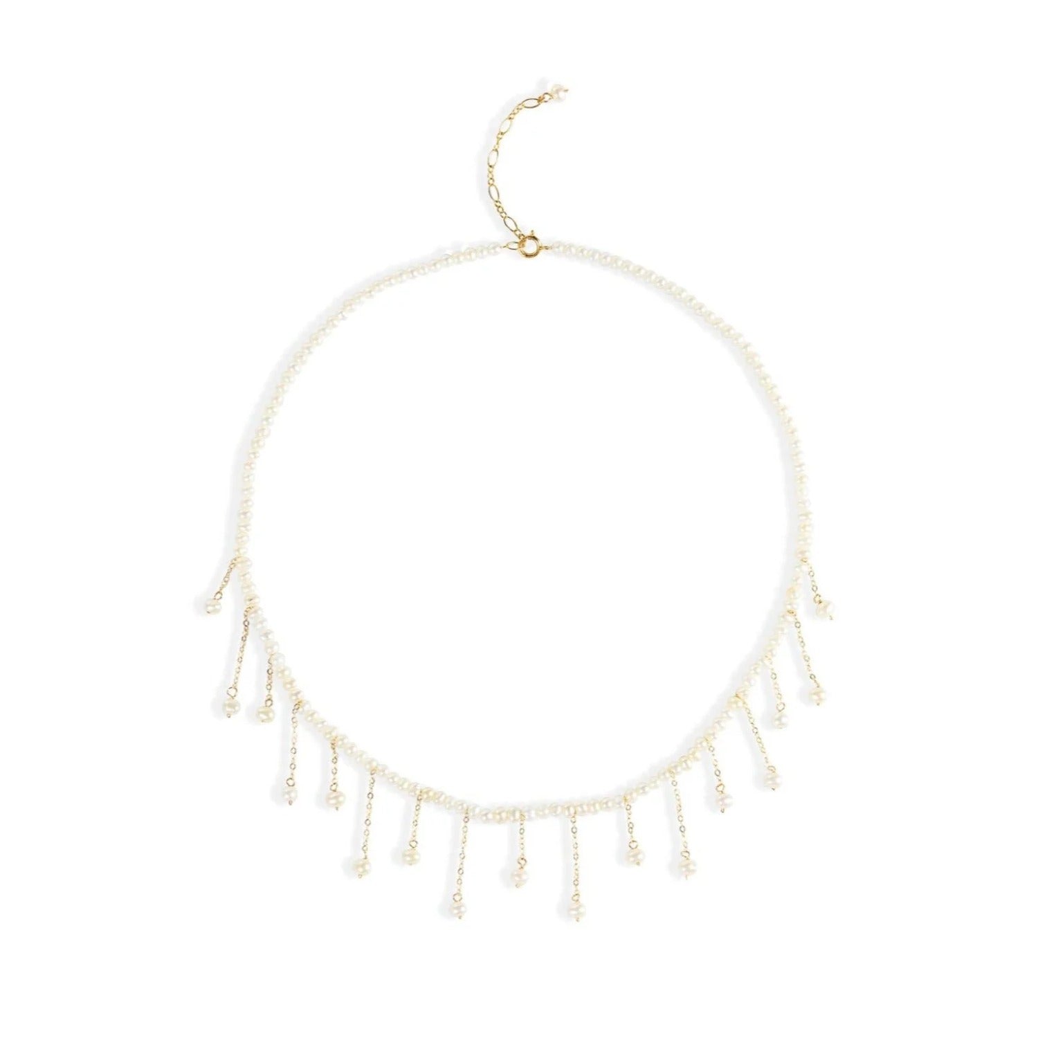 COCOKIM Embellished Series Half Circle Raindrop Choker Necklace - floysun