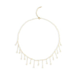 COCOKIM Embellished Series Half Circle Raindrop Choker Necklace - floysun
