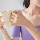 COCOKIM Embellished Series Handcrafted Silk Wrap Bracelet - floysun