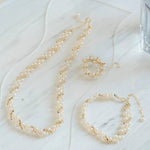 COCOKIM Embellished Series Interlocking Gold Bead Bracelet - floysun