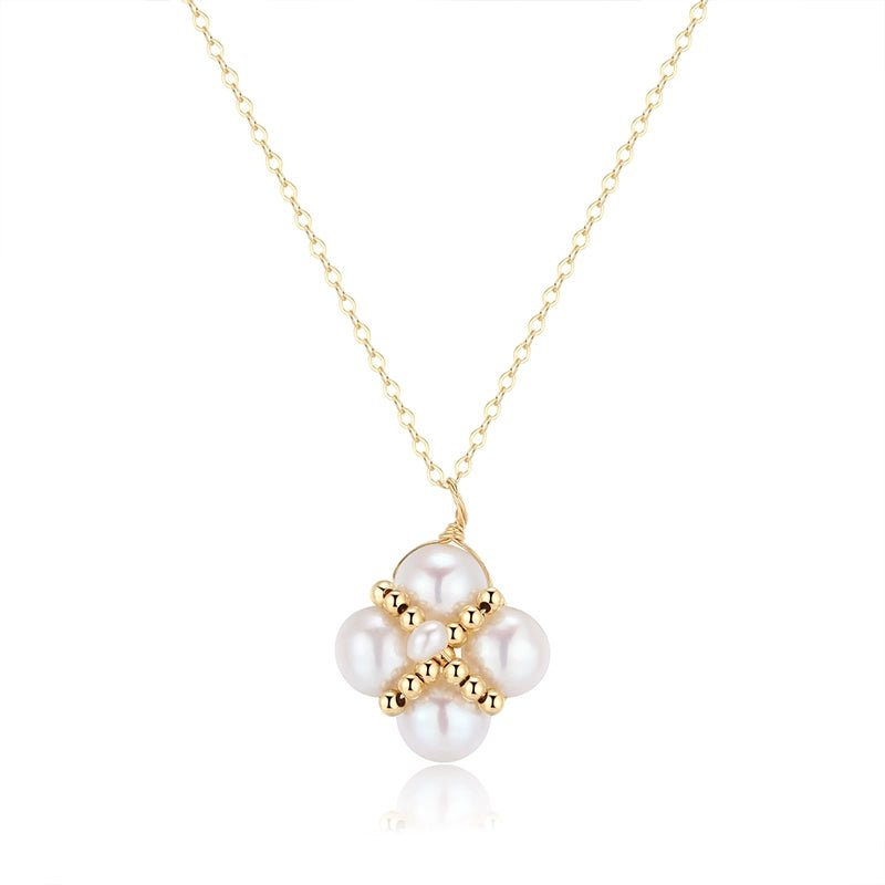 COCOKIM Embellished Series Lucky Clover Necklace - floysun