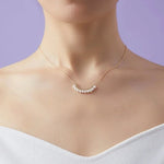COCOKIM Embellished Series Smiling Bead Pendant Necklace - floysun