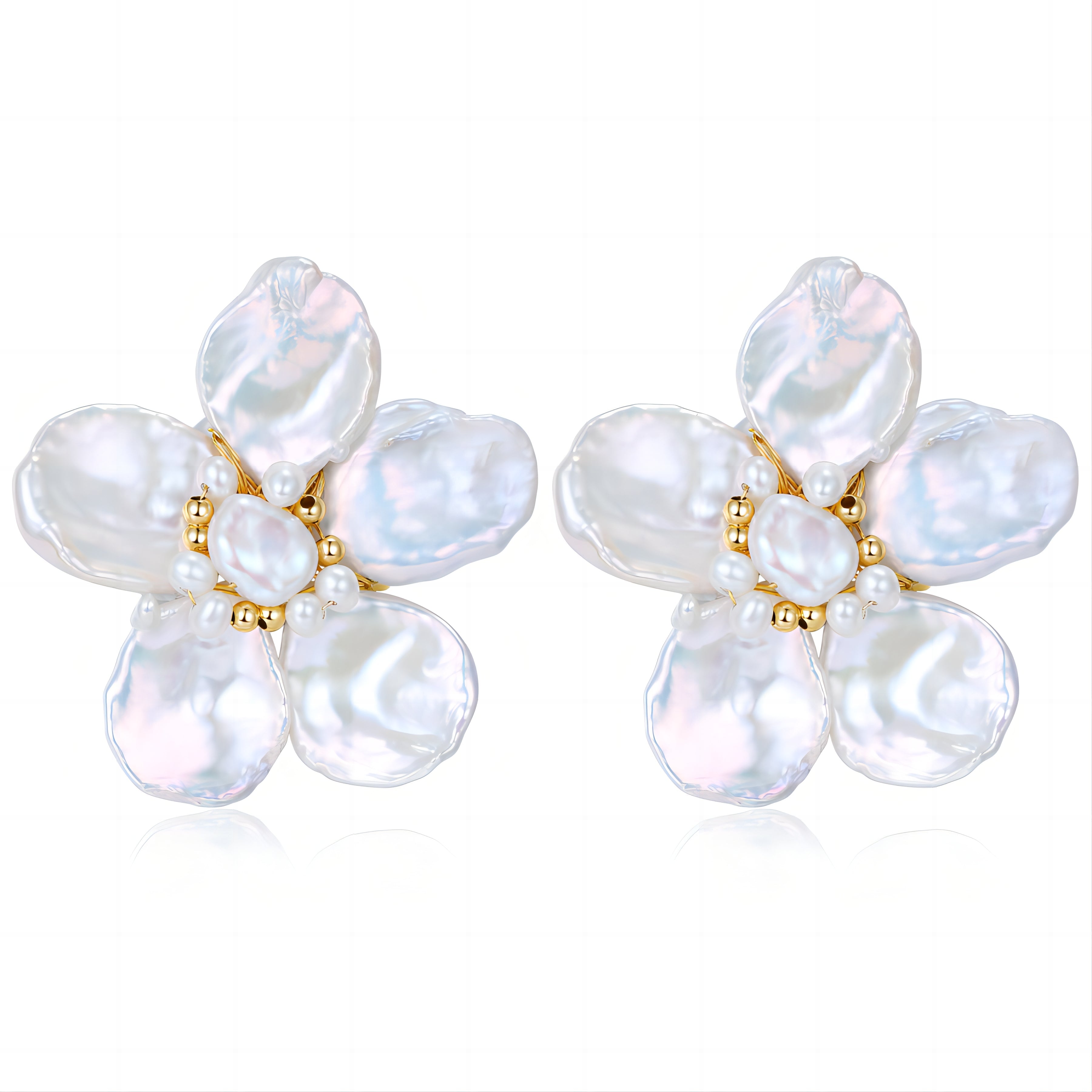 COCOKIM Falling Petals Series Petal Earrings - floysun