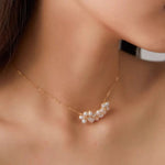 COCOKIM Narcissus Petal Pearl Necklace - floysun