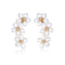 COCOKIM Narcissus Petal Pearl Stud Earrings - floysun
