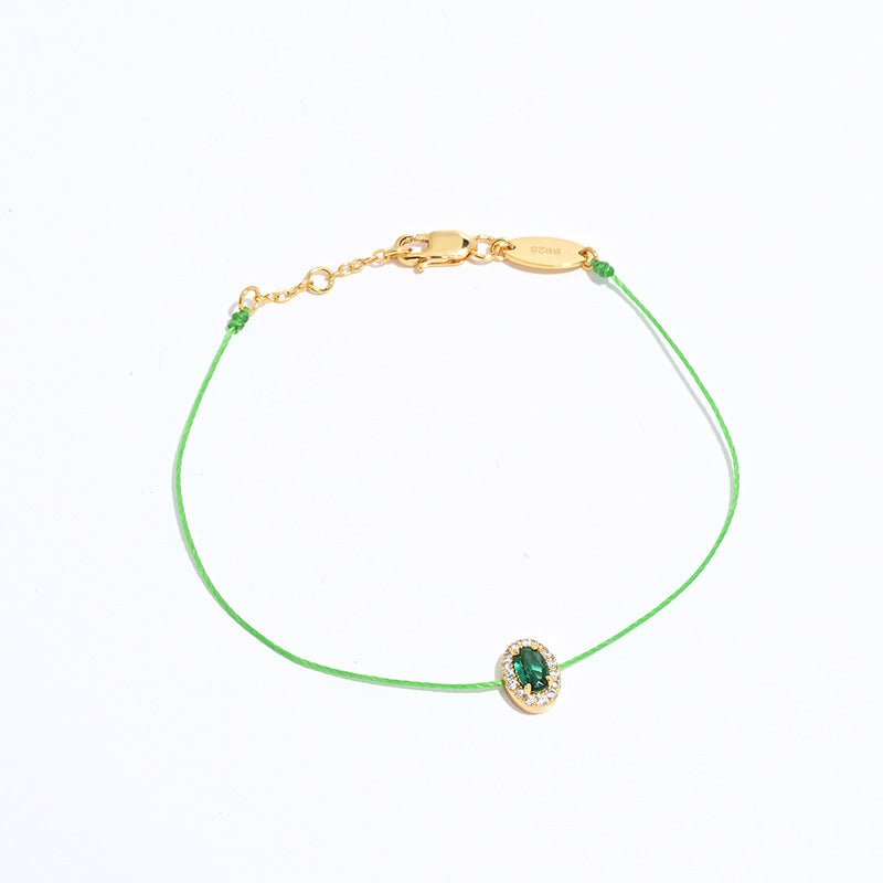Colored Crystal Rope Bracelet - floysun