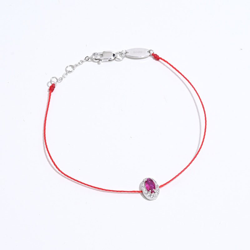 Colored Crystal Rope Bracelet - floysun