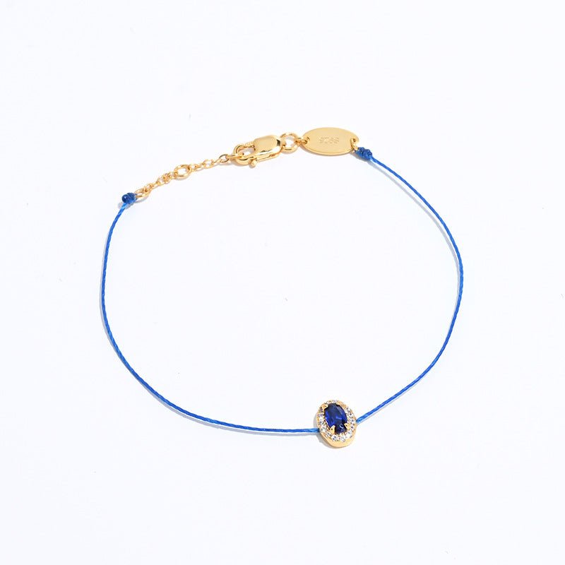 Colored Crystal Rope Bracelet - floysun