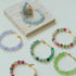 Colorful Dopamine Candy Tourmaline Beaded Bracelet - floysun