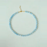 Colorful Dopamine Candy Tourmaline Beaded Necklace - floysun