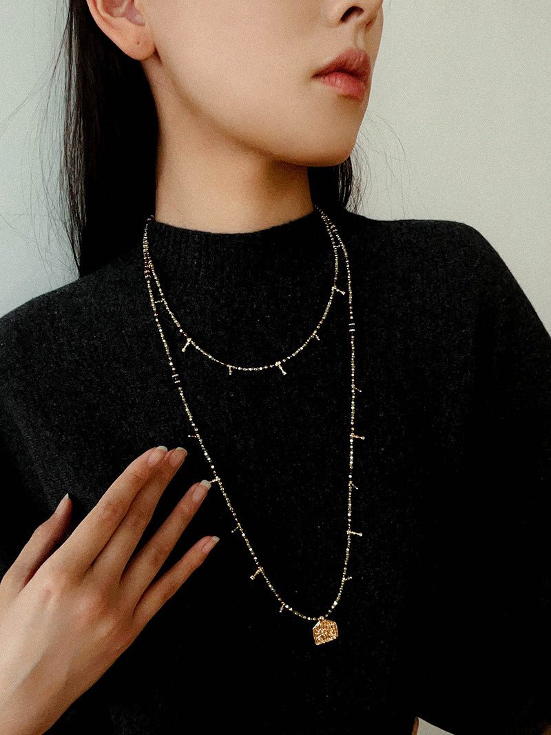 Colorful Mini Natural Stone Necklace | Bohemian Layering Style - floysun