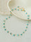 Colorful Natural Chip Bead Starry Collarbone Necklace (Turquoise & Tourmaline) - floysun