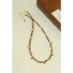 Colorful Natural Stone Flower Necklace | Delicate Spring & Summer Charm - floysun
