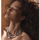 Colorful Optimized Natural Stone & Baroque Pearl Handmade Beaded Necklace - floysun
