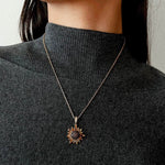 Colorful Sunflower Pendant Necklace - floysun