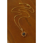 Colorful Sunflower Pendant Necklace - floysun