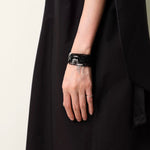 Convertible Black Spinel Tassel Long Necklace - floysun