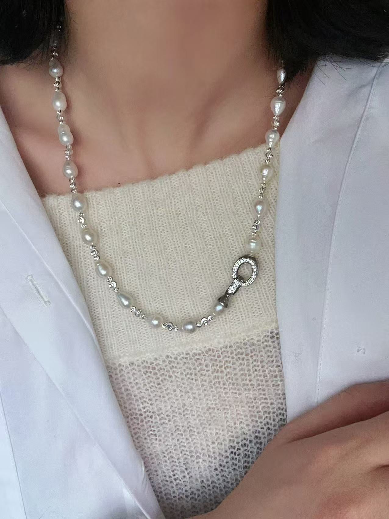 Convertible Pearl Layered Necklace - floysun