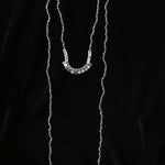 Convertible Tourmaline, Pyrite & Hematite Long Tassel Necklace - floysun