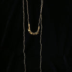 Convertible Tourmaline, Pyrite & Hematite Long Tassel Necklace - floysun