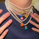 Corgi Enamel Bag Pendant Necklace - floysun