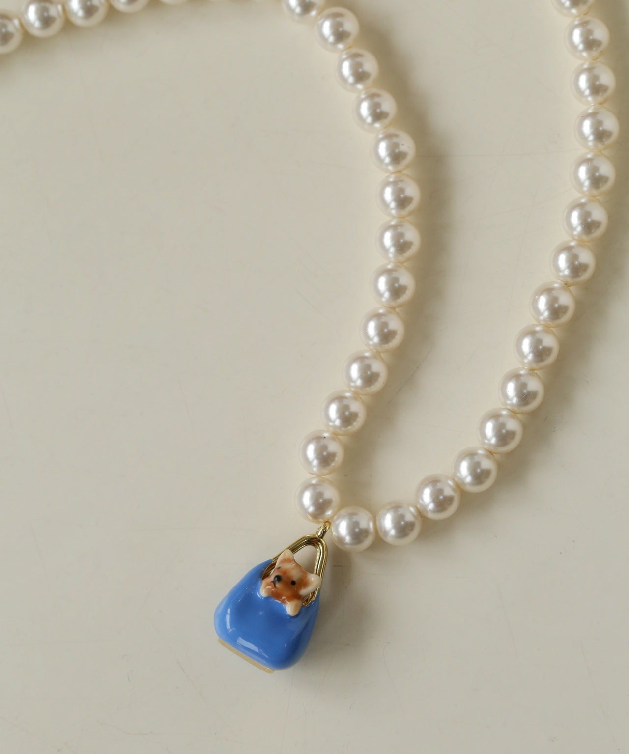 Corgi Enamel Bag Pendant Necklace - floysun