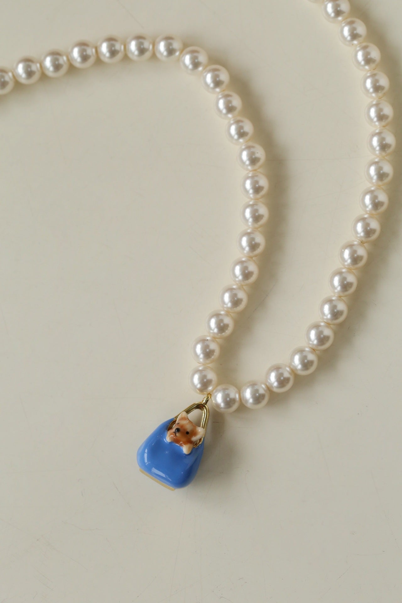 Corgi Enamel Bag Pendant Necklace - floysun