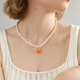 Corgi Enamel Bag Pendant Necklace - floysun