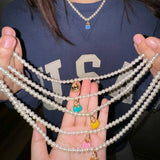 Corgi Enamel Bag Pendant Necklace - floysun