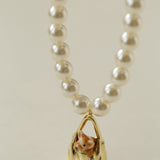 Corgi Enamel Bag Pendant Necklace - floysun