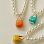 Corgi Enamel Bag Pendant Necklace - floysun