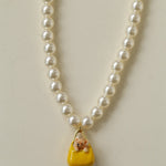 Corgi Enamel Bag Pendant Necklace - floysun