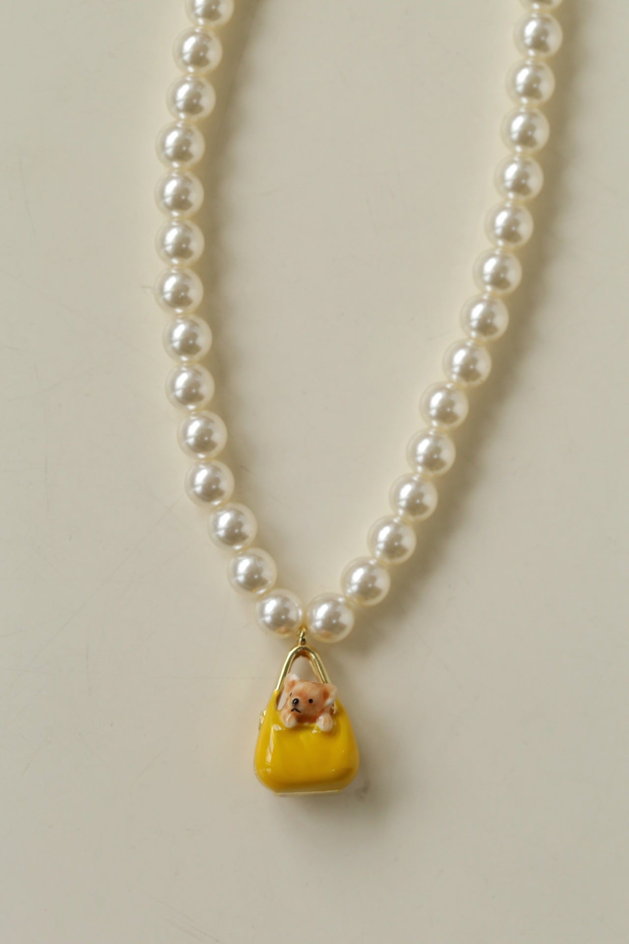 Corgi Enamel Bag Pendant Necklace - floysun