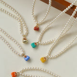 Corgi Enamel Bag Pendant Necklace - floysun