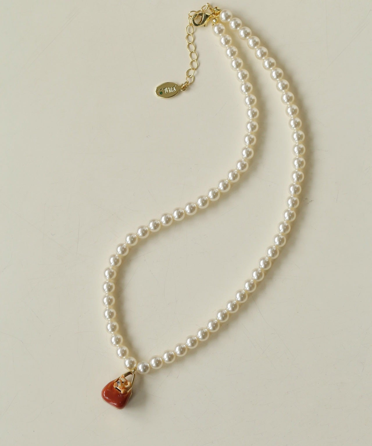 Corgi Enamel Bag Pendant Necklace - floysun