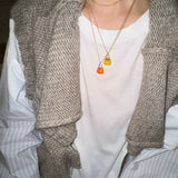 Corgi Enamel Mini Bag Pendant Necklace - floysun