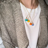 Corgi Enamel Mini Bag Pendant Necklace - floysun