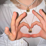 Corgi Enamel Mini Bag Pendant Necklace - floysun