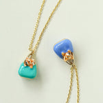 Corgi Enamel Mini Bag Pendant Necklace - floysun