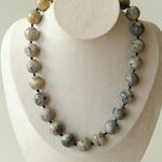Crazy Agate Beaded Necklace - floysun