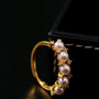Crown Bloom Adjustable Pearl Ring - floysun