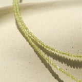 Customizable Smile Face Cat's Eye & Mother - of - Pearl Letter Necklace - floysun