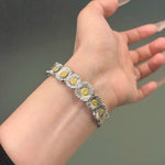 Daisy Bloom Open Cuff Bracelet - floysun