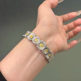 Daisy Bloom Open Cuff Bracelet - floysun