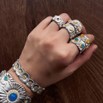 Daisy Bloom Open Cuff Bracelet - floysun