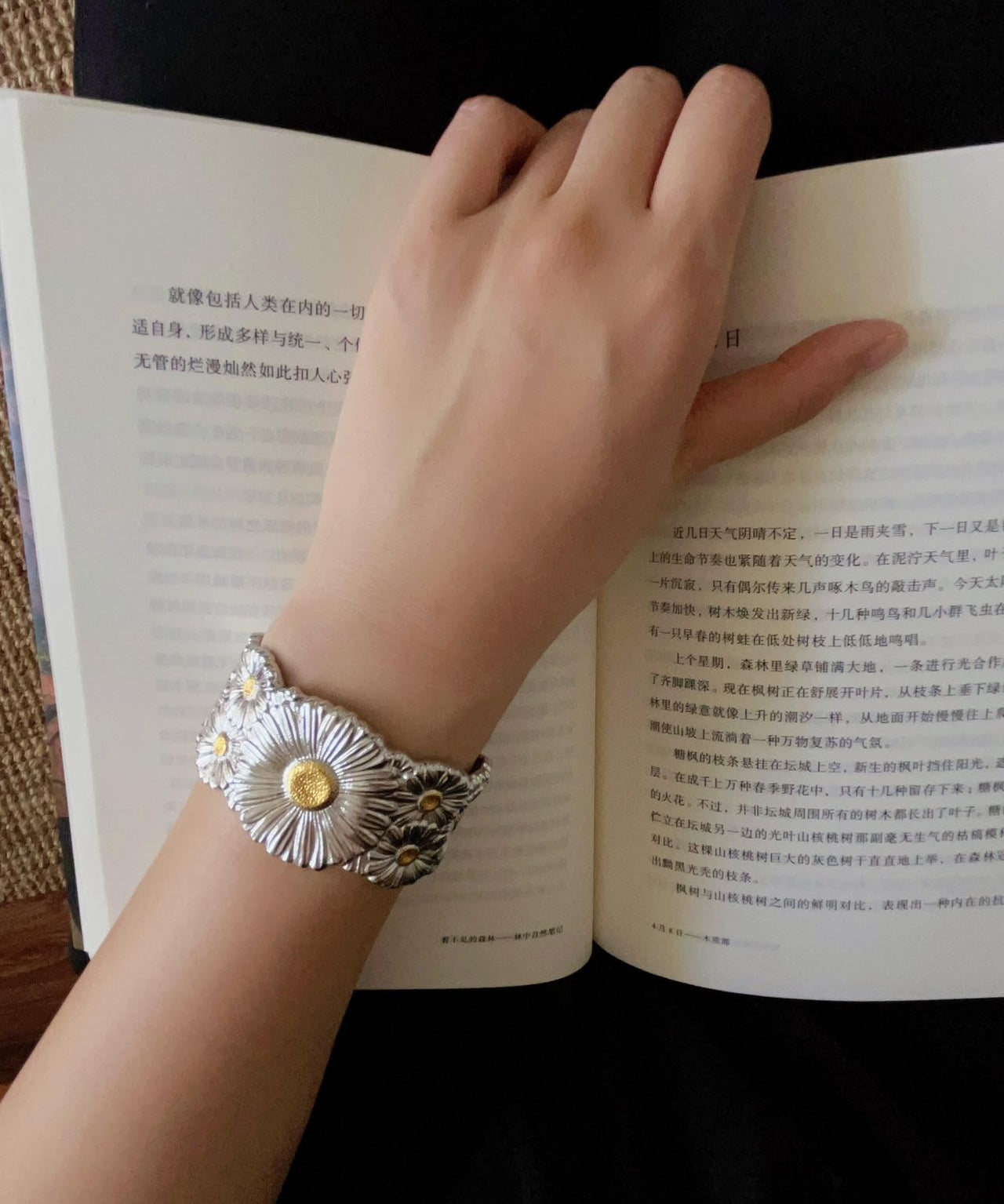 Daisy Bloom Wide Open Cuff - floysun