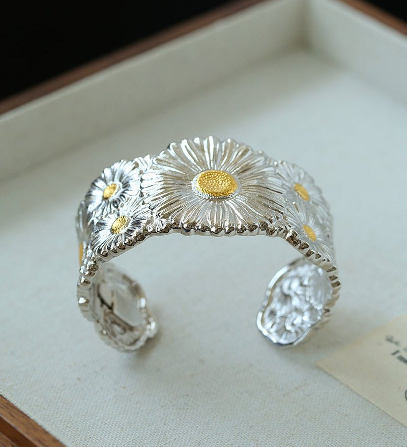 Daisy Bloom Wide Open Cuff - floysun