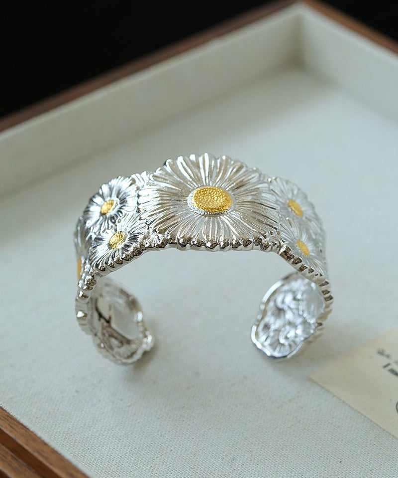 Daisy Bloom Wide Open Cuff - floysun