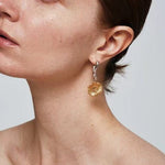 Daisy Drop Earrings - Matte Gold - floysun