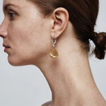 Daisy Drop Earrings - Matte Gold - floysun